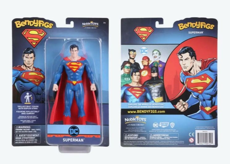 Noble Collection 76380 Dc Comics Superman Bendyfig Noble Collection