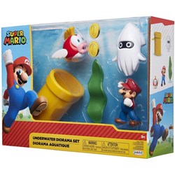 JAKKS PACIFIC NINTENDO SUPER MARIO UNDERWATER DIORAMA SET - Disponibile in 2/3 giorni lavorativi