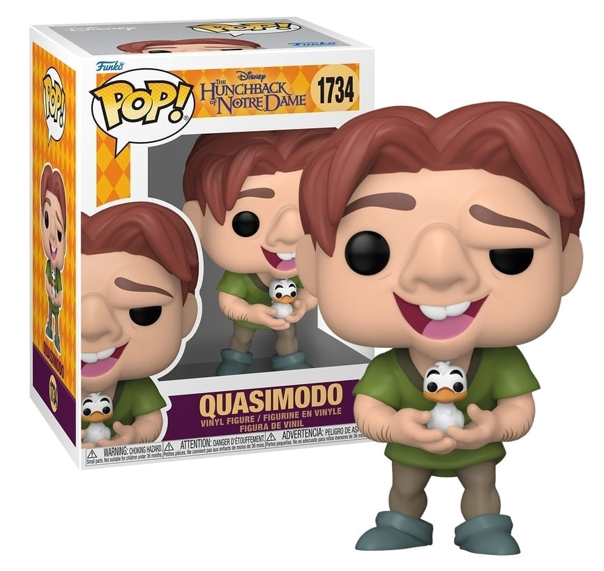 FUNKO POP Disney: The Hunchback of Notre Dame - 1734 Quasimodo (with Bird) 9cm Funko