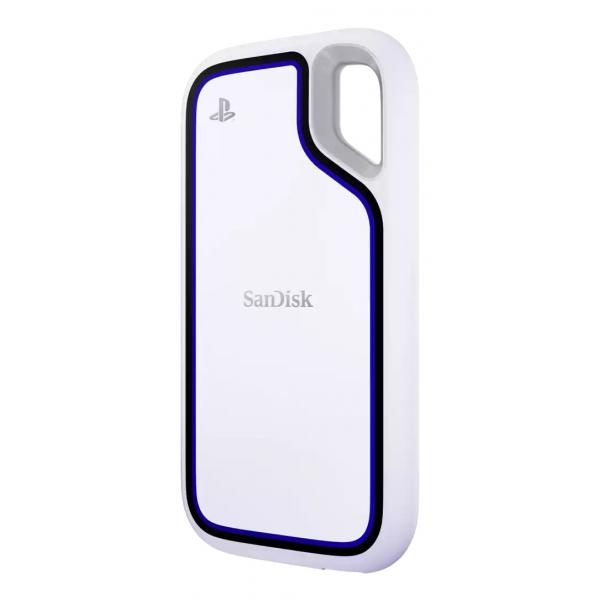 SanDisk SDSSDE62P-1T00-G25 unità esterna a stato solido 1 TB USB tipo-C 3.2 Gen 2 [3.1 Gen 2] Bianco (SANDISK EXTREME 1TB PORTABLE SSD FOR PS5 CONSOLE / PC) Sandisk