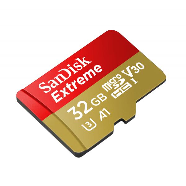 SANDISK EXTREME MICRO SDHC 32GB ACTION - Disponibile in 3-4 giorni lavorativi Sandisk