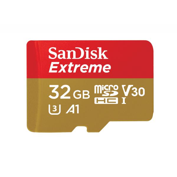 SANDISK EXTREME MICRO SDHC 32GB ACTION - Disponibile in 3-4 giorni lavorativi Sandisk