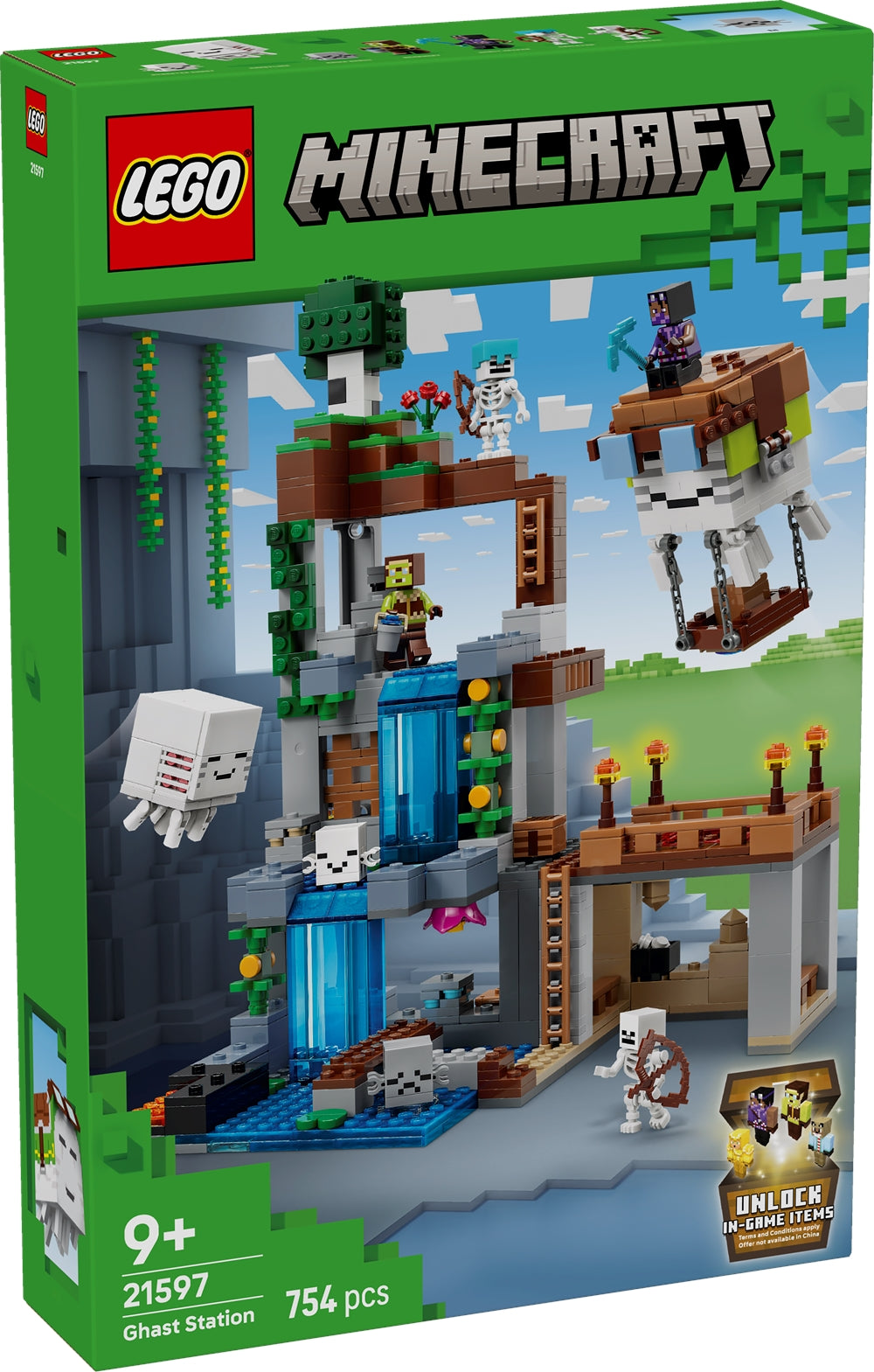 LEGO 21597 MINECRAFT - Stazione di Ghast - Disponibile in 2/3 giorni lavorativi LEGO