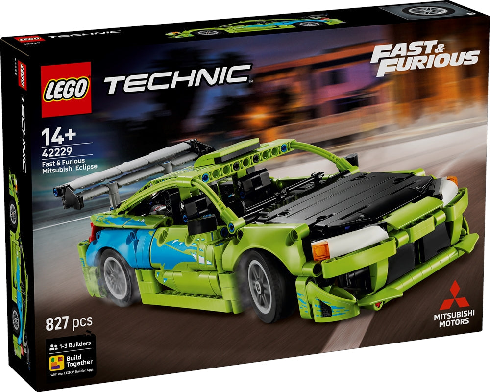 LEGO 42229 TECHNIC - Auto Mitsubishi Eclipse Fast and Furious - Disponibile in 2/3 giorni lavorativi LEGO