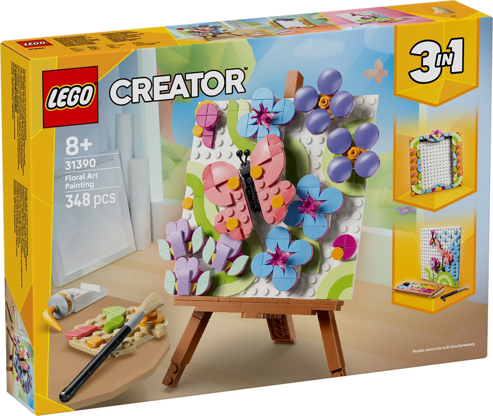 LEGO 31390 CREATOR - Dipinto floreale decorativo - Disponibile in 2/3 giorni lavorativi LEGO