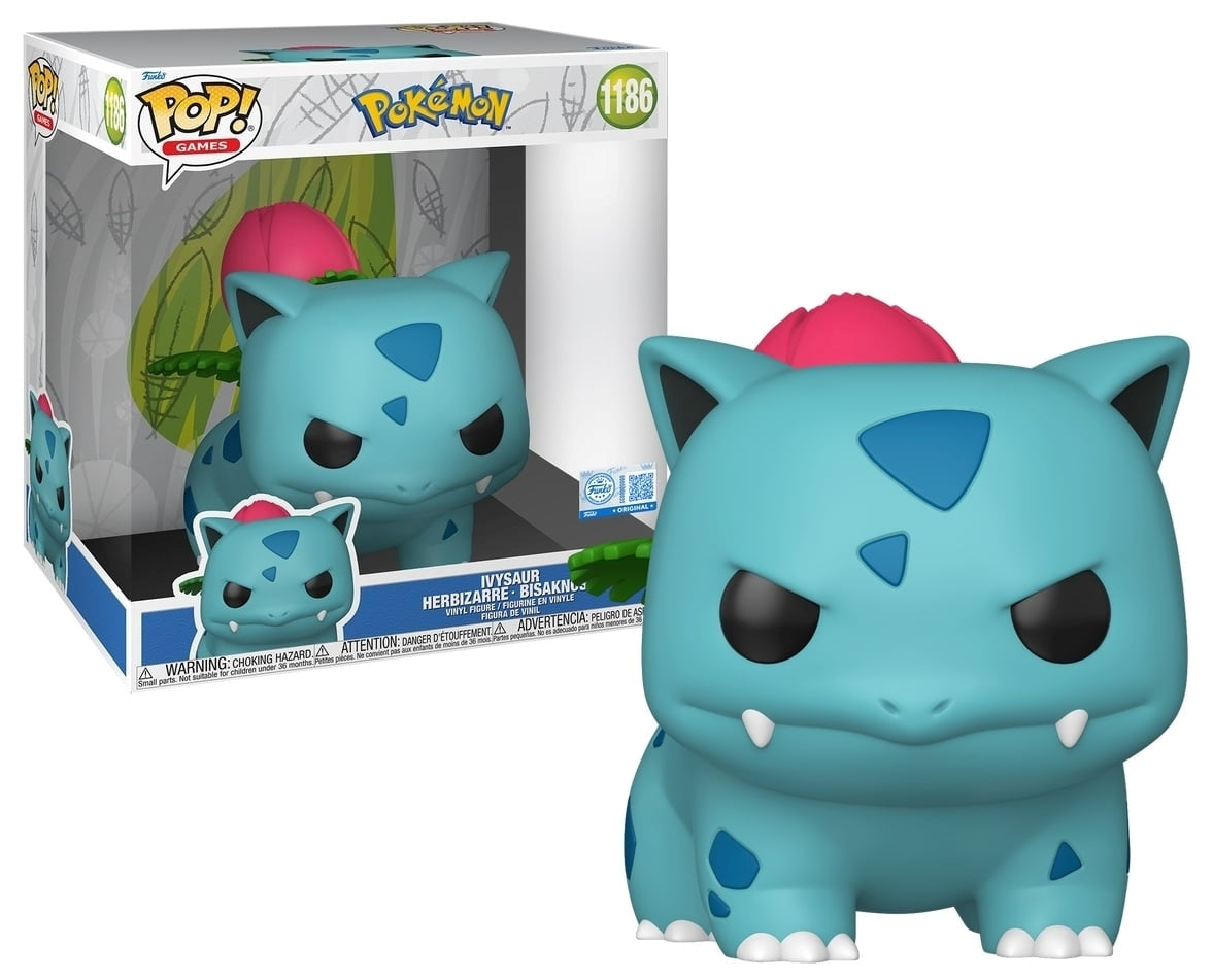 FUNKO POP Jumbo Pokemon - 1186 Ivysaur - Disponibile in 2/3 giorni lavorativi Funko
