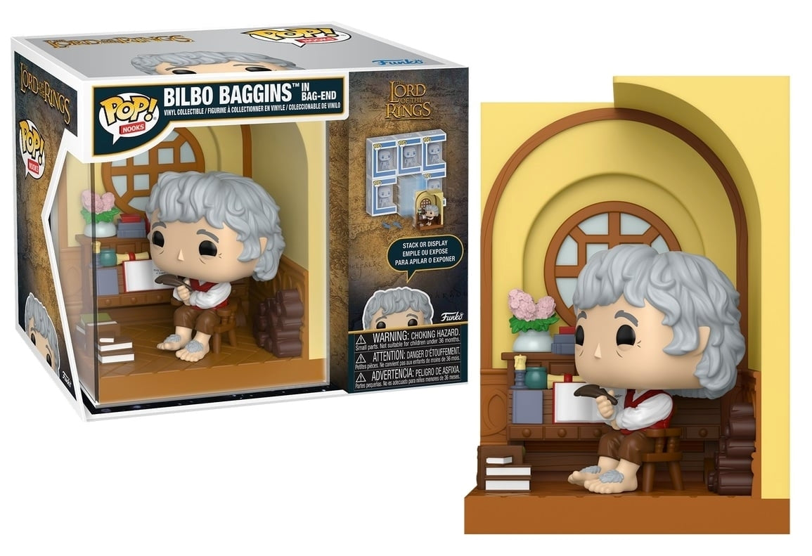 FUNKO POP Nooks: Lord Of The Rings - Bilbo In Bag-End - Disponibile in 2/3 giorni lavorativi Funko