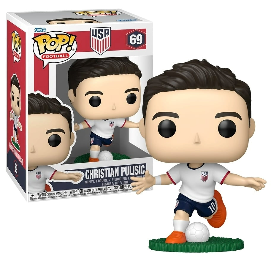 FUNKO POP Football: USA - 69 Christian Pulisic 9cm - Disponibile in 2/3 giorni lavorativi Funko