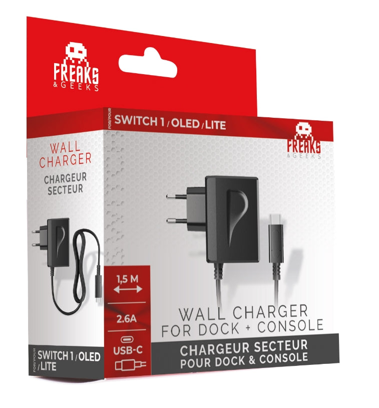 AC adapter for Nintendo Switch Dock 2.6A - Disponibile in 2/3 giorni lavorativi Trade Invaders