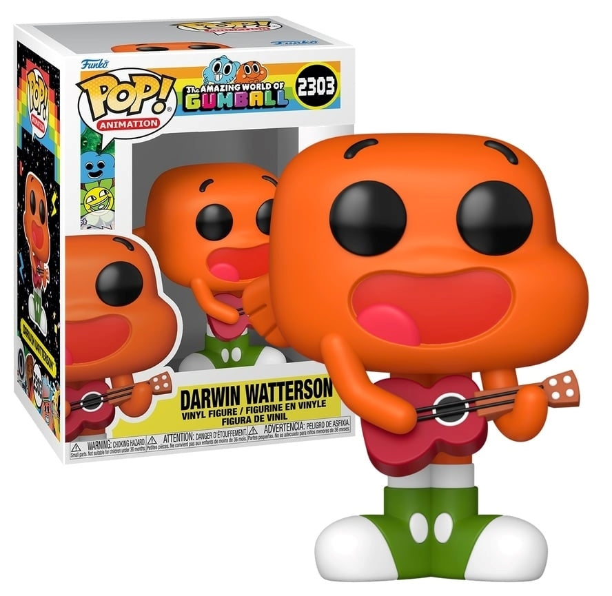 FUNKO POP Animation: The Amazing World Of Gumball - 2303 Darwin Watterson 9cm - Disponibile in 2/3 giorni lavorativi Funko