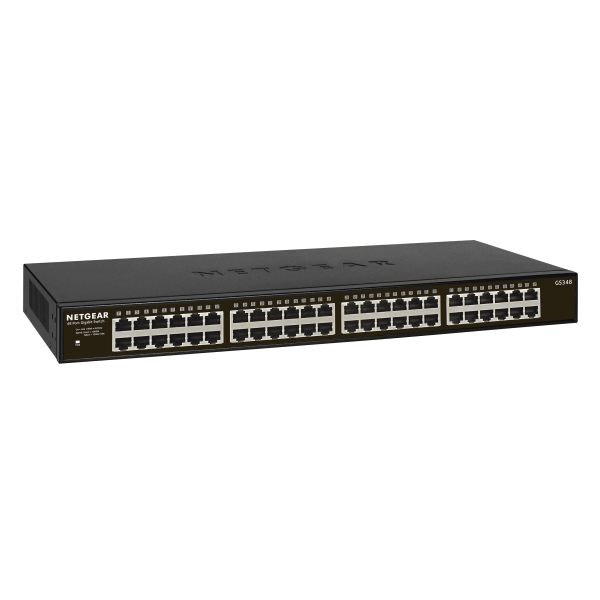 NETGEAR SWITCH 48 PORTE GIGABIT DESKTOP UNMANAGED CASE METALLICO RACK MOUNTABLE - Disponibile in 3-4 giorni lavorativi