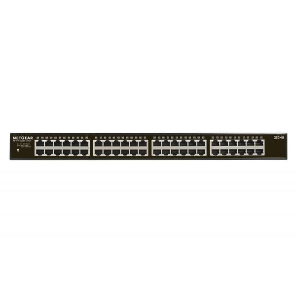 NETGEAR SWITCH 48 PORTE GIGABIT DESKTOP UNMANAGED CASE METALLICO RACK MOUNTABLE - Disponibile in 3-4 giorni lavorativi