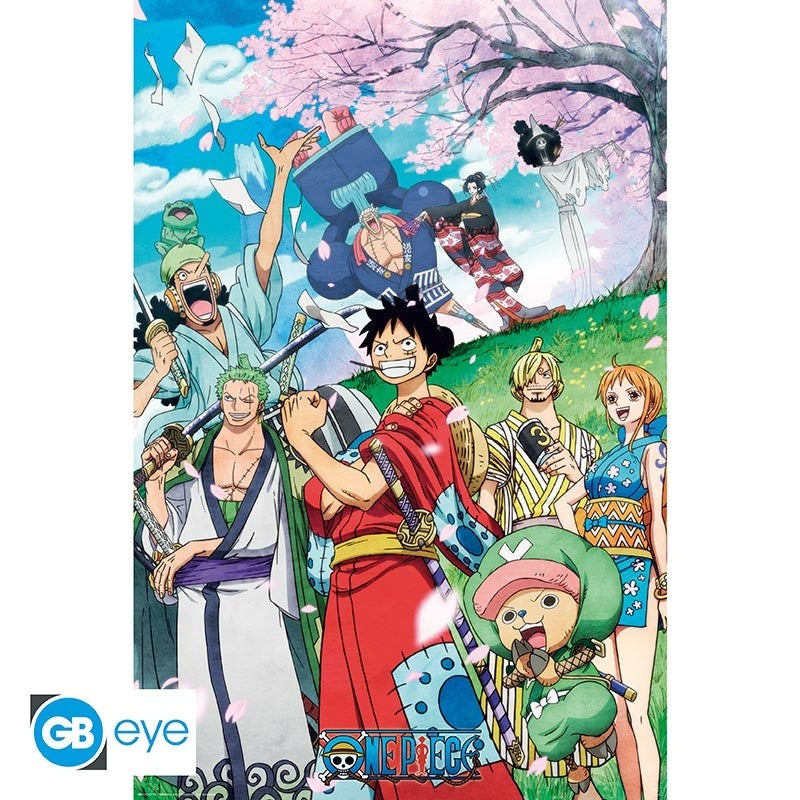 ABYSTYLE ONE PIECE - Poster: "Wano" (91.5x61) - Disponibile in 2/3 giorni lavorativi Abystyle