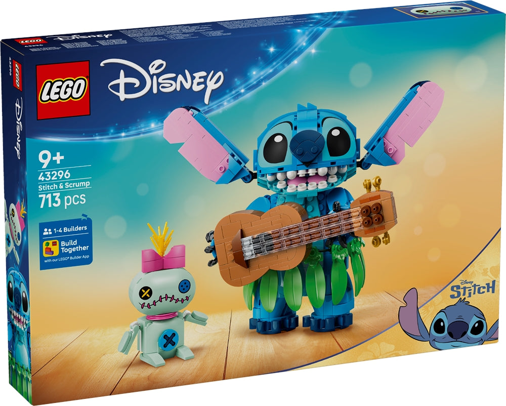 LEGO 43296 DISNEY - Stitch e Scrump - Disponibile in 2/3 giorni lavorativi LEGO