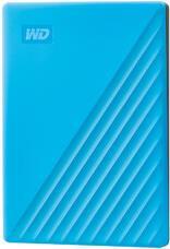 WD My Passport WDBYVG0020BBL - Festplatte - verschlüsselt - 2TB - extern (tragbar) - USB3.0 - 256-Bit-AES - Blau (WDBYVG0020BBL-WESN) Western Digital