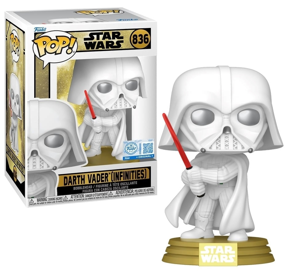 FUNKO POP Star Wars - 836 Darth Vader (Infinities) (Exclusive) 9cm - Disponibile in 2/3 giorni lavorativi Funko