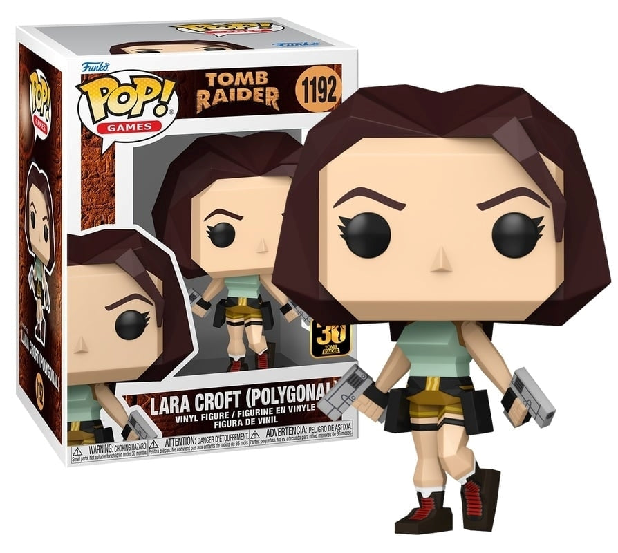 FUNKO POP Games: Tomb Raider- Lara Croft Polygon 9cm - Disponibile in 2/3 giorni lavorativi Funko