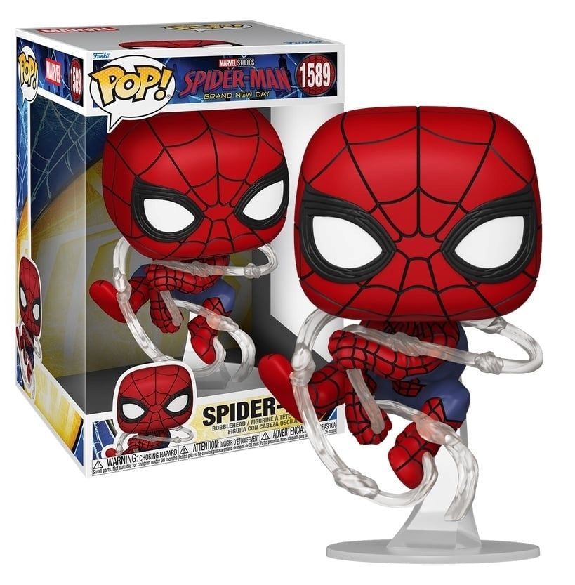FUNKO POP Jumbo Marvel: Spiderman Brand New Day - 1589 Spider-Man 25cm - Disponibile in 2/3 giorni lavorativi Funko