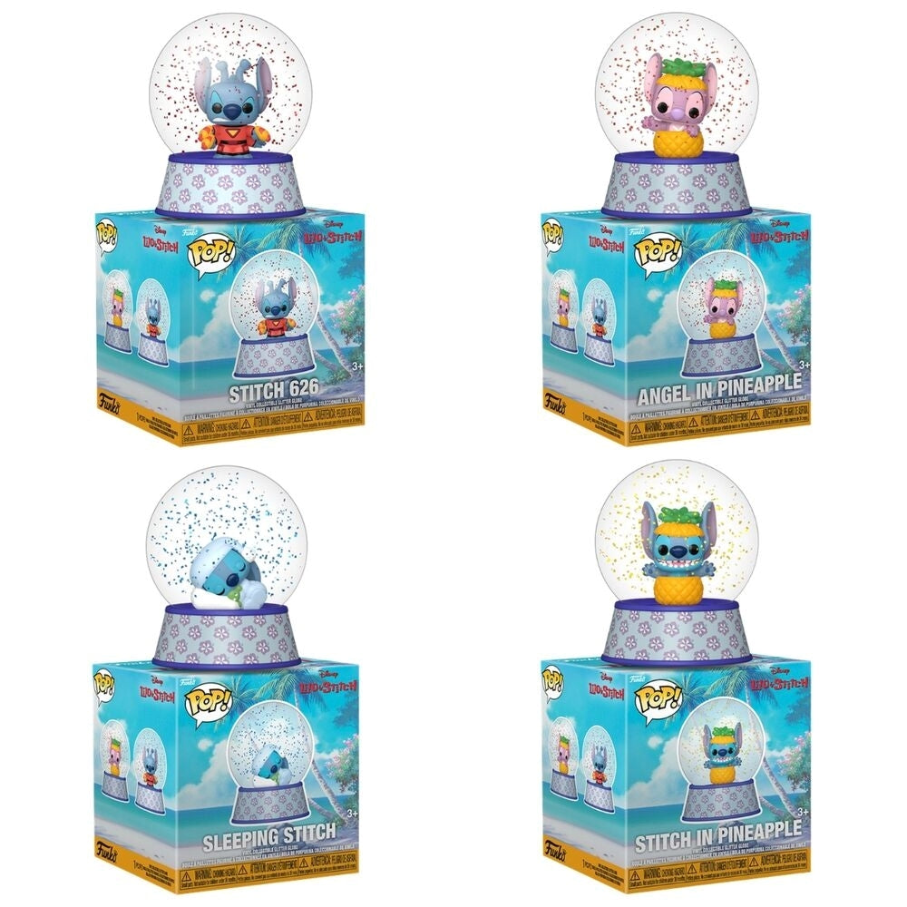 FUNKO Mini Snow Globe Blind Box - Disney Lilo & Stitch 12pz - Disponibile in 2/3 giorni lavorativi Funko
