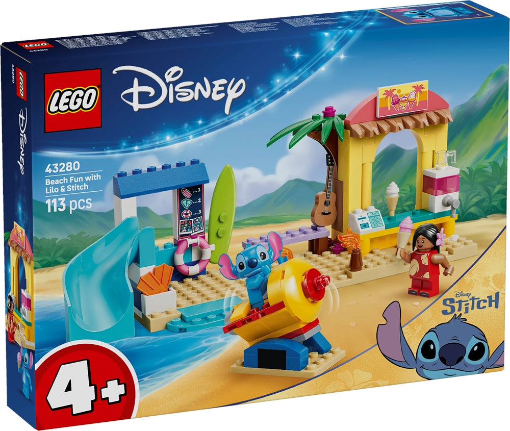 LEGO 43280 DISNEY - Divertimento in spiaggia con Lilo e Stitch LEGO