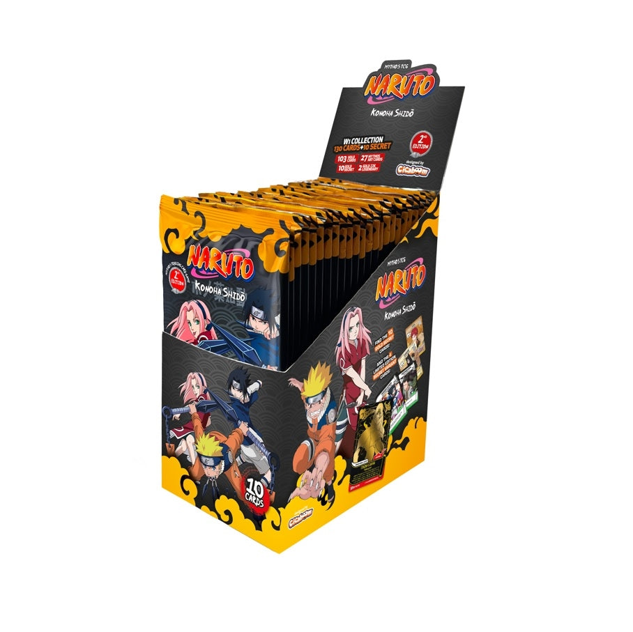 Naruto Mythos TCG - Display 24 Buste 2nd EDITION - ENG - Disponibile in 2/3 giorni lavorativi GED