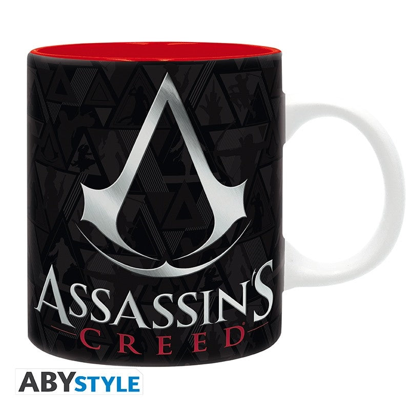 ABYSTYLE ASSASSIN'S CREED - Tazza 320 ml: "Crest black & red Abystyle