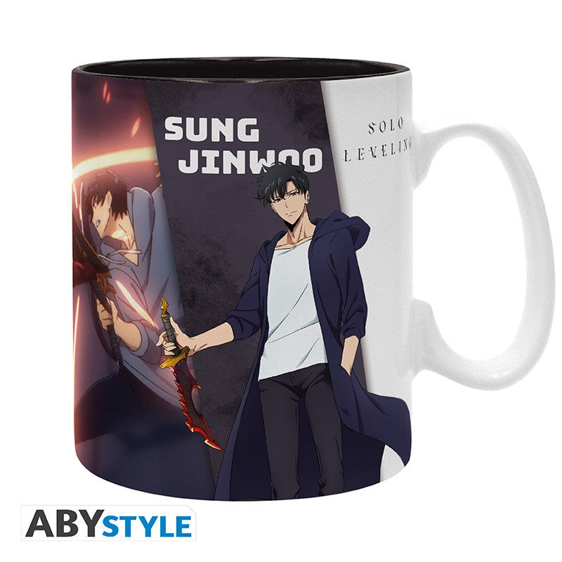 ABYSTYLE SOLO LEVELING - Tazza 460 ml: "Jinwoo & Igris Abystyle