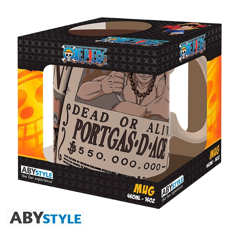 ABYSTYLE ONE PIECE - Mug - 460ml - Wanted Ace Abystyle