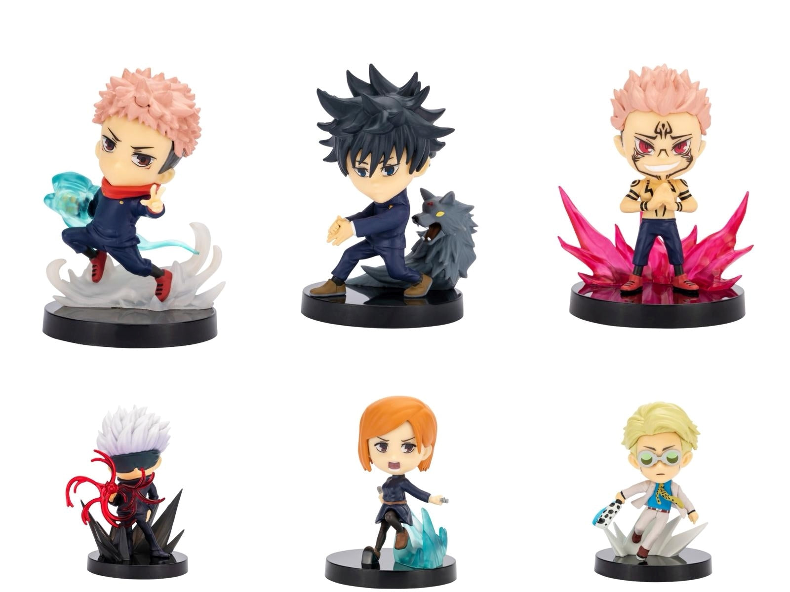 Total Anime: Jujutsu Kaisen - Personaggi 5cm (Assortito 12pz) Jazwares