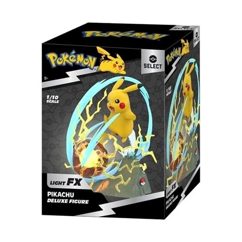 JAZWARES Select Deluxe: Pokemon - Pikachu (Light FX) 33cm Jazwares