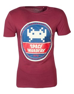 DIFUZED SPACE INVADERS ROUND INVADER T-shirt S ROSSA - Disponibile in 2/3 giorni lavorativi