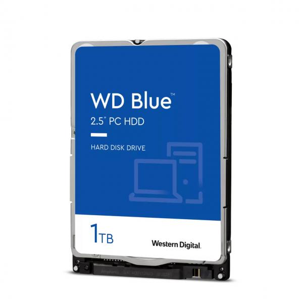 WD Blue WD10SPZX - HDD - 1 TB - interno - 2.5" - SATA 6Gb/s - 5400 rpm - buffer: 128 MB - Disponibile in 3-4 giorni lavorativi