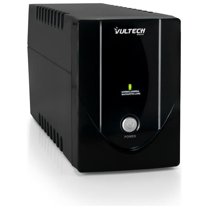 Vultech UPS800VA-LITE Gruppo di Continuita' UPS Standby Offline 800VA 440W 2 Prese AC - Disponibile in 3-4 giorni lavorativi