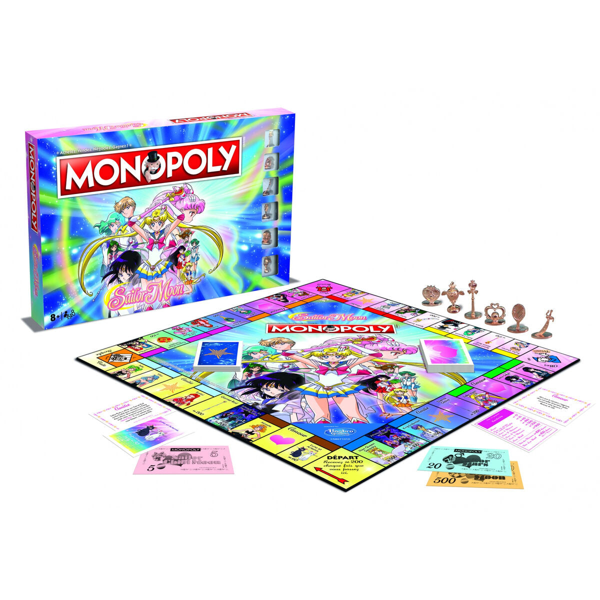 Gioco da Tavolo Monopoly Sailor Moon (Francese) - Disponibile in 3-4 giorni lavorativi