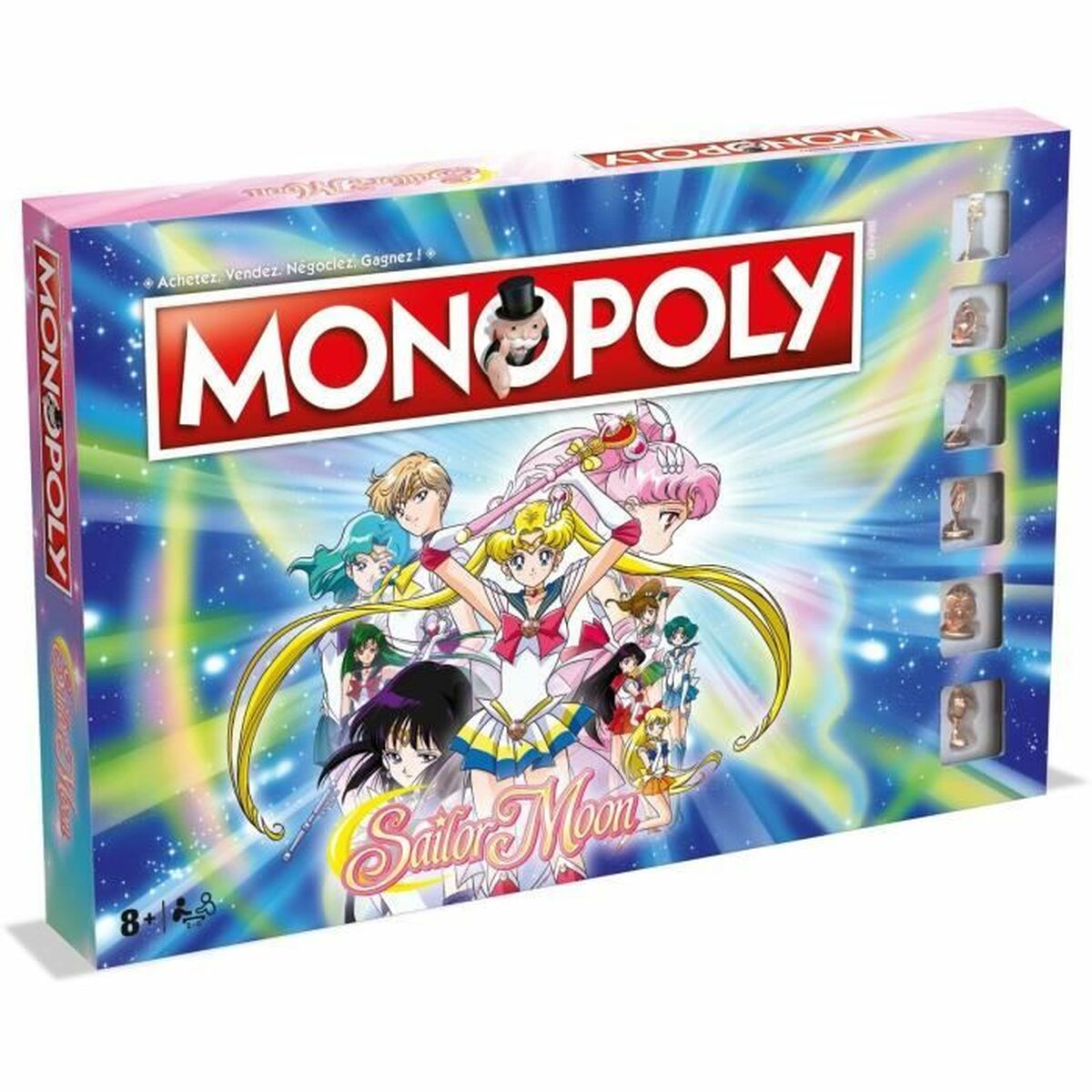 Gioco da Tavolo Monopoly Sailor Moon (Francese) - Disponibile in 3-4 giorni lavorativi