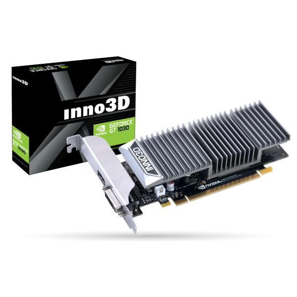 Scheda Video Inno3D Nvidia GeForce GT 1030 2GB GDDR5 0Db - Disponibile in 2-4 giorni lavorativi