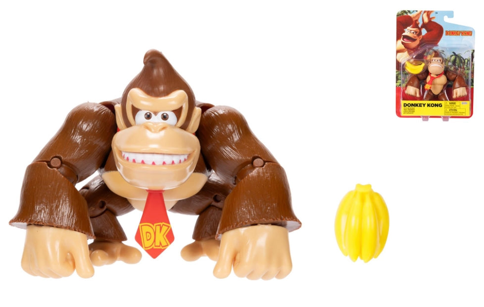 JAKKS PACIFIC Donkey Kong Action Figure di Donkey Kong 10 cm Jakks Pacific