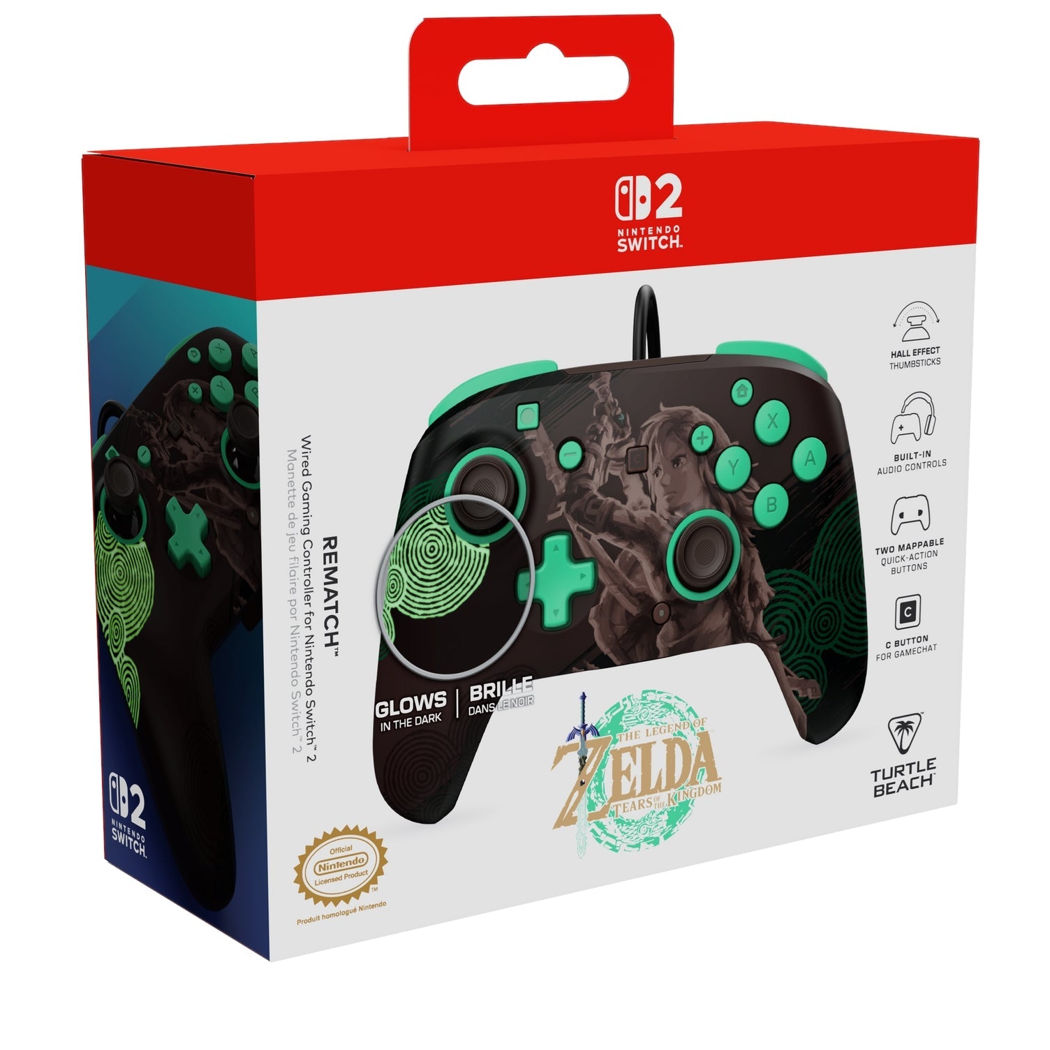 TURTLE BEACH Rematch Wired NS2 Legend of Zelda INT Turtle Beach