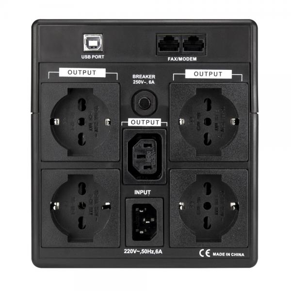 VULTECH UPS 2000VA GRUPPO DI CONTINUITA LINE INTERACTIVE CON LCD - Disponibile in 3-4 giorni lavorativi