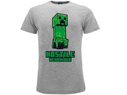 MINECRAFT HOSTILE BEHAVIOUR 14/15 grigia - Disponibile in 2/3 giorni lavorativi