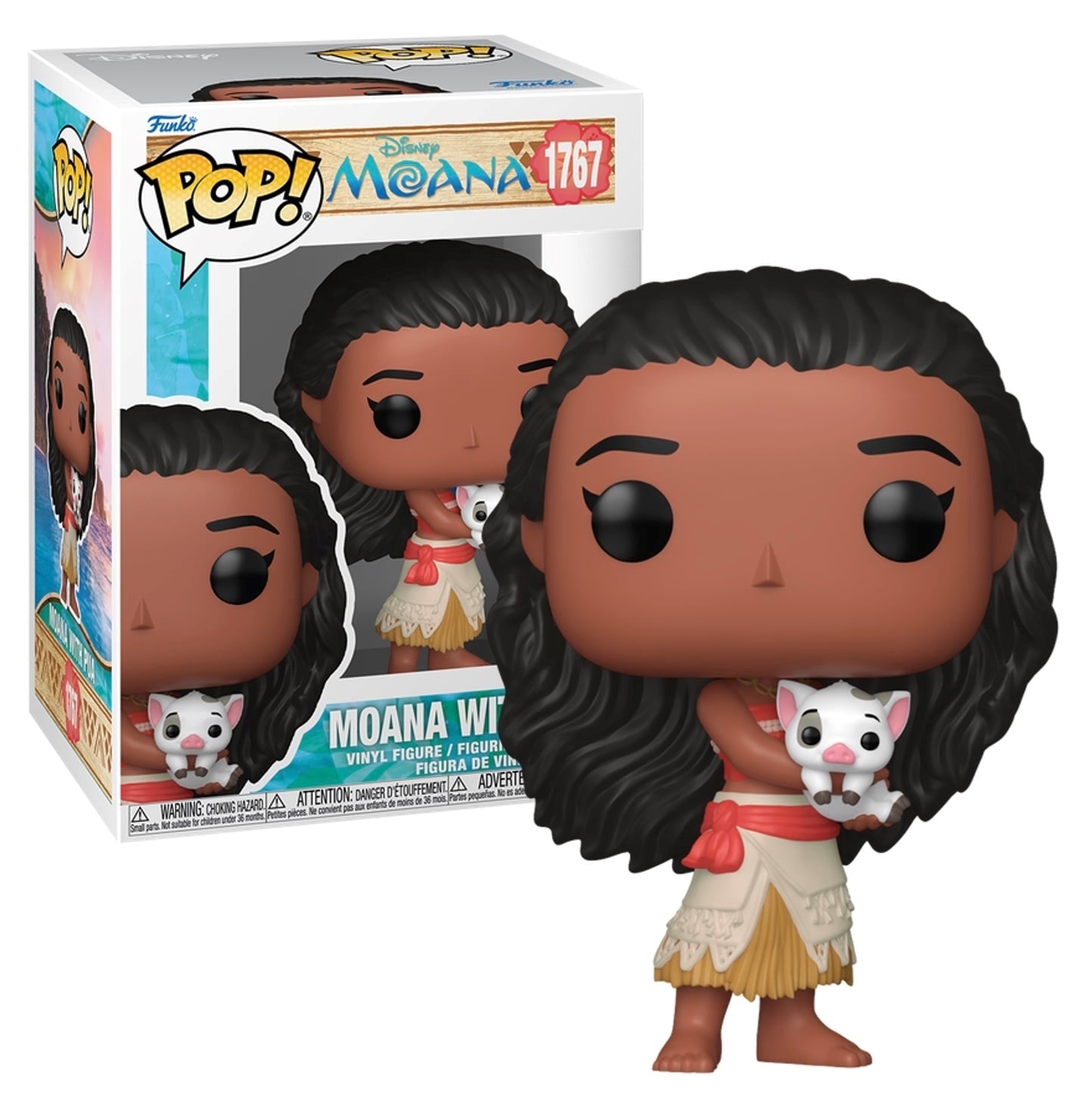 FUNKO POP Disney: Oceania - 1767 Moana with Pua 9cm Funko