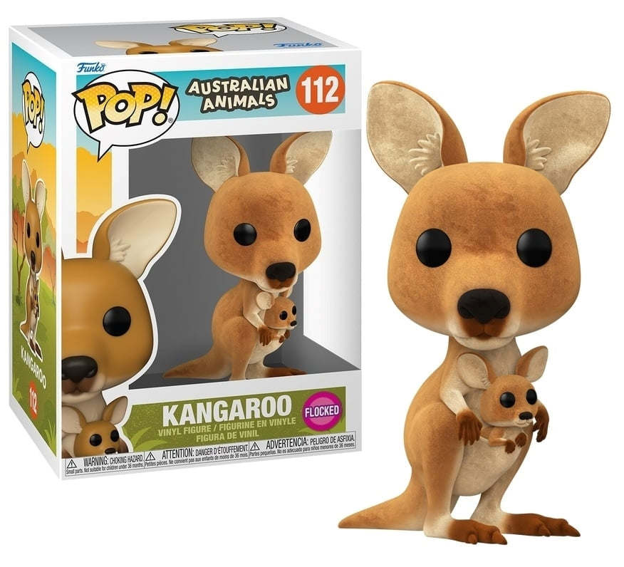 FUNKO POP Australian Animals - 112 Kangaroo (Flocked) 9cm Funko