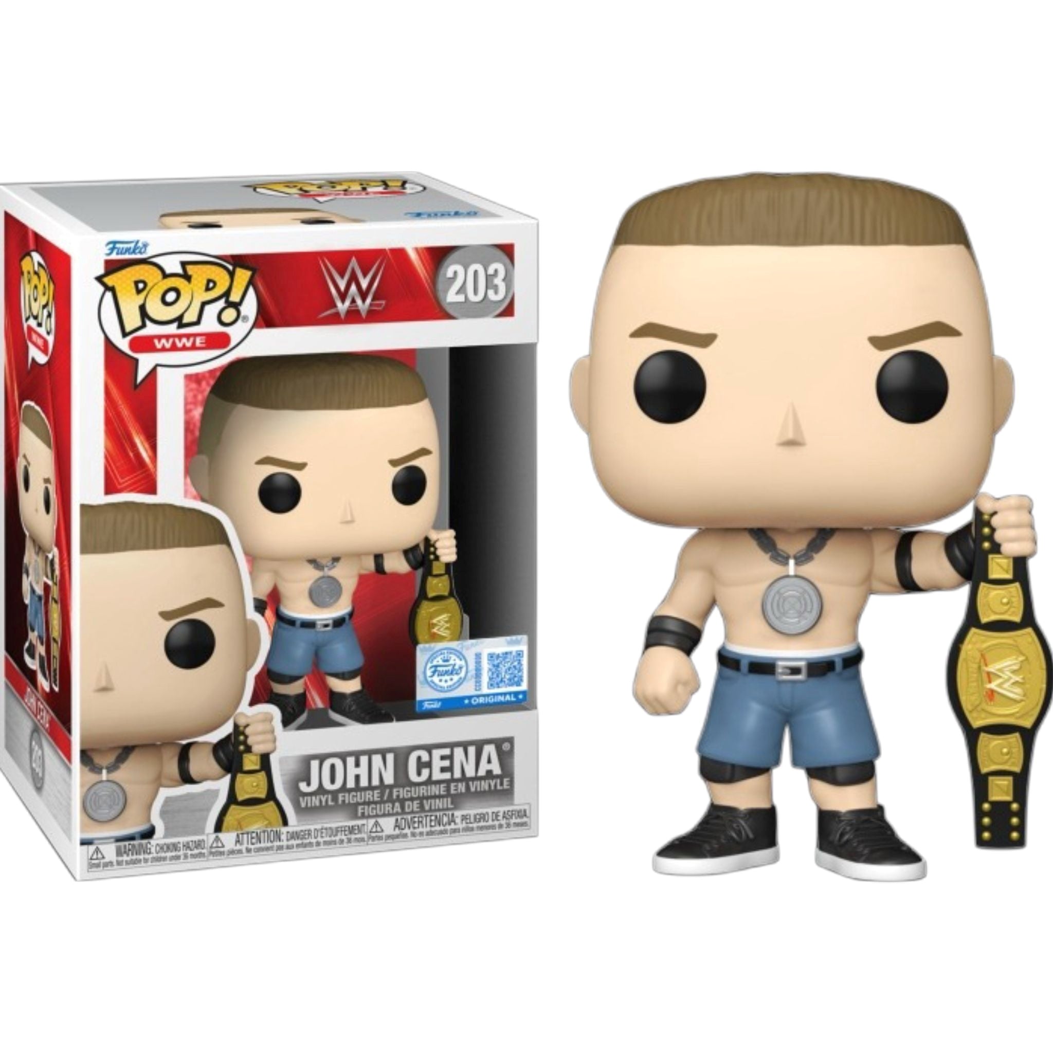 FUNKO POP WWE - John Cena (Spinner Belt) (Exclusive) 9cm Funko