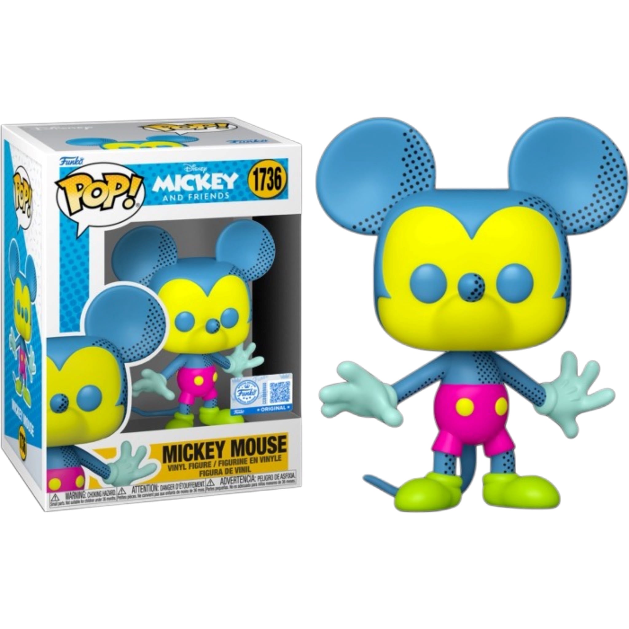 FUNKO POP Disney: Mickey Mouse And Friends - 1736 Mickey Mouse (Nostalgic) (Exclusive) 9cm Funko