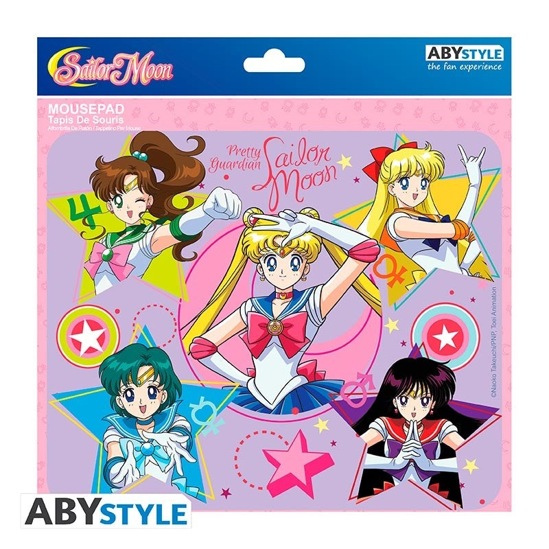 ABYSTYLE SAILOR MOON - Flexible Mousepad:"Sailor warriors Abystyle