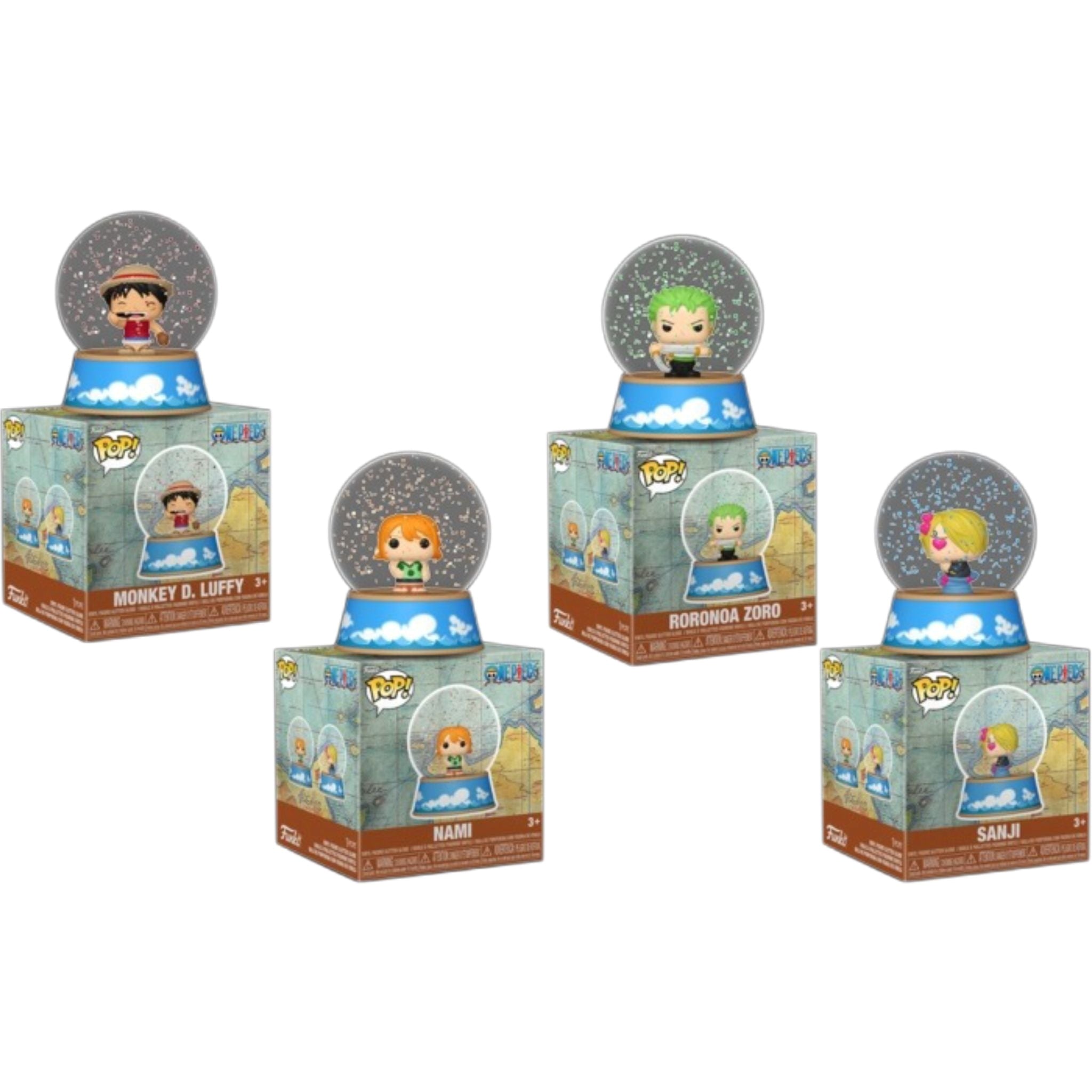 FUNKO Mini Snow Globe Blind Box - One Piece 12pz Funko