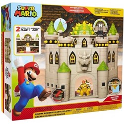 JAKKS PACIFIC NINTENDO SUPER MARIO DELUXE BOWSER CASTLE PLAYSET - Disponibile in 2/3 giorni lavorativi