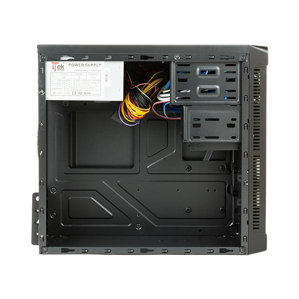 Case RIVER - Mini Tower mATX 500W 2xUSB3 Full Black - Disponibile in 3-4 giorni lavorativi