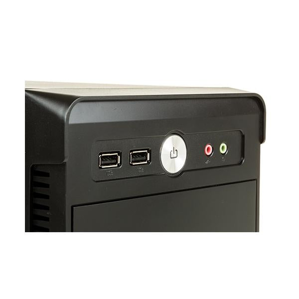 Case RIVER - Mini Tower mATX 500W 2xUSB3 Full Black - Disponibile in 3-4 giorni lavorativi