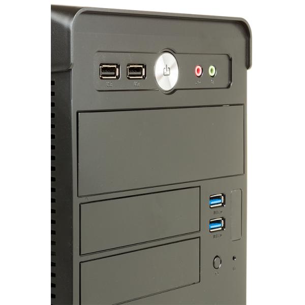 Case RIVER - Mini Tower mATX 500W 2xUSB3 Full Black - Disponibile in 3-4 giorni lavorativi
